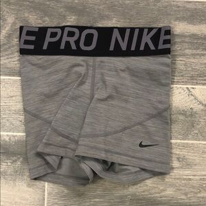 Nike Heather Gray Training Shorts